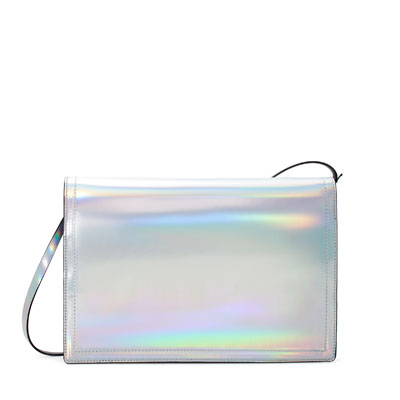iridescent clutch